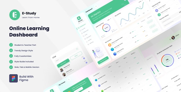 E-Study | Online Learning Dashboard