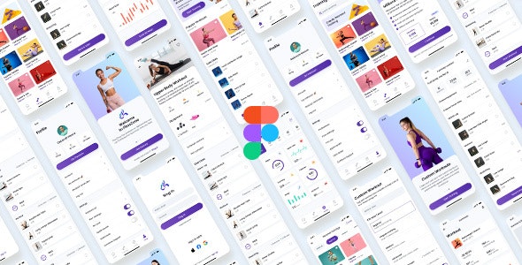 FitooZone – Fitness App UI Kit for Figma