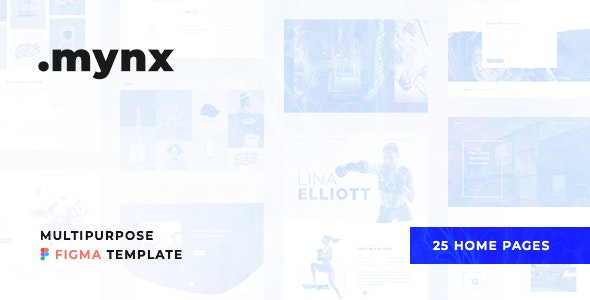 Mynx – Multipurpose Figma Template